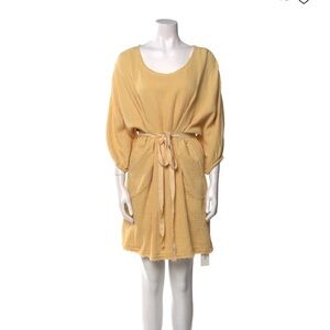 Raquel Allegra Mustard Dress